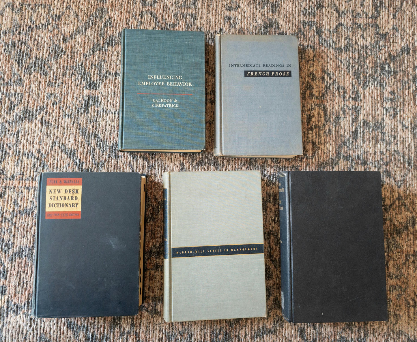 1950-70s Vintage textbooks & reference books