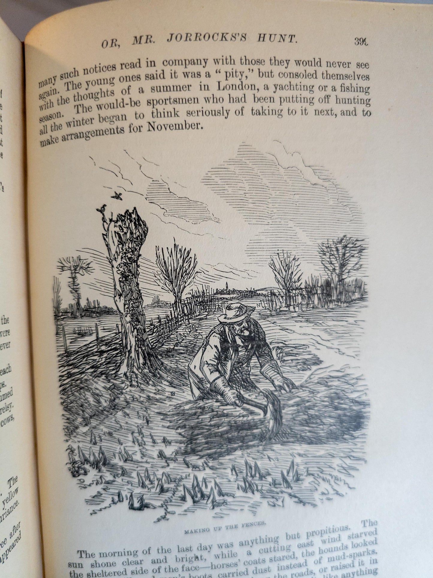 Antique hunting stories - 1926 Jorrock's Edition books by John Leech