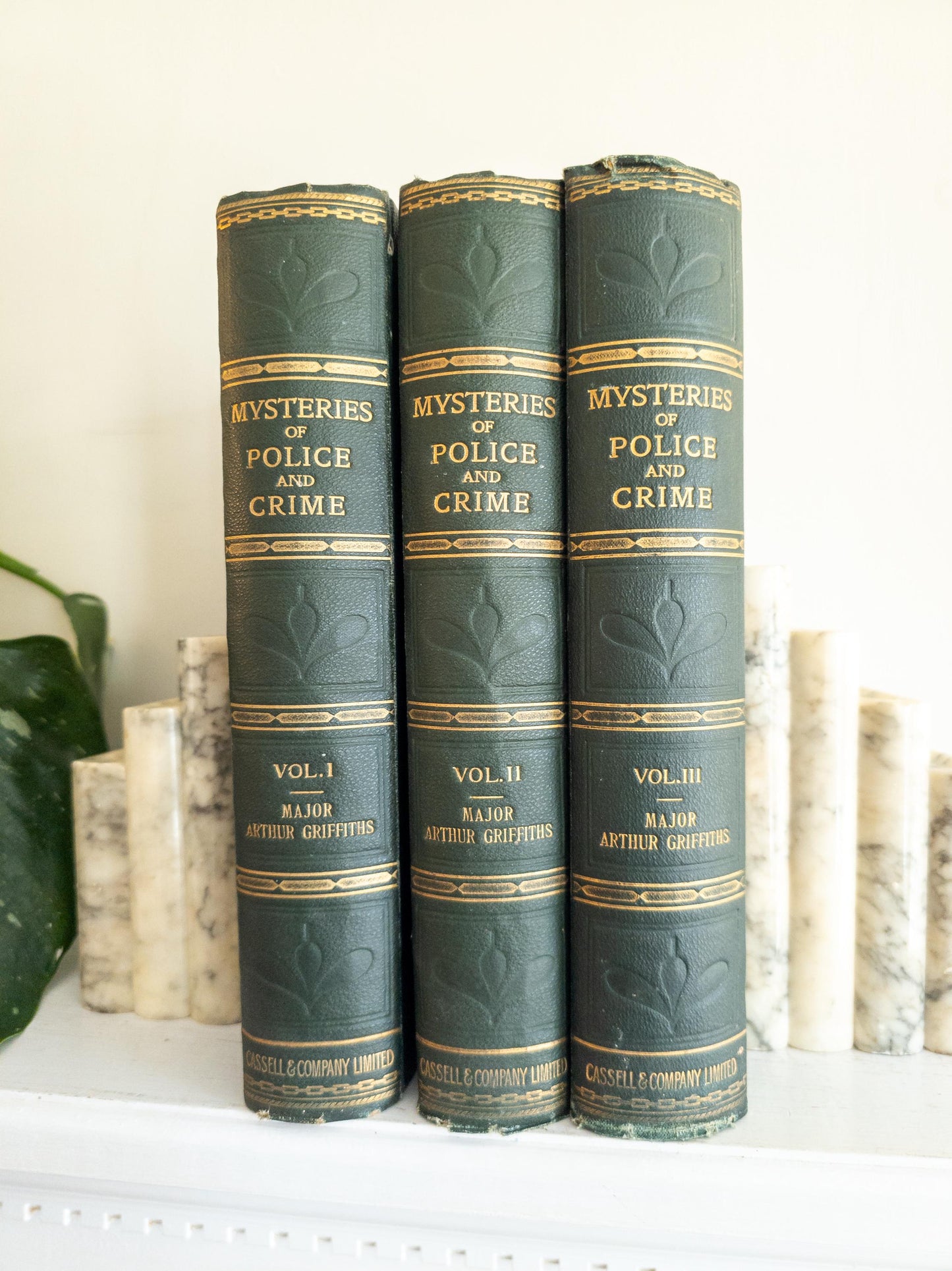 Mysteries of Police and Crime by Major Arthur Griffiths - complete 3 volumes