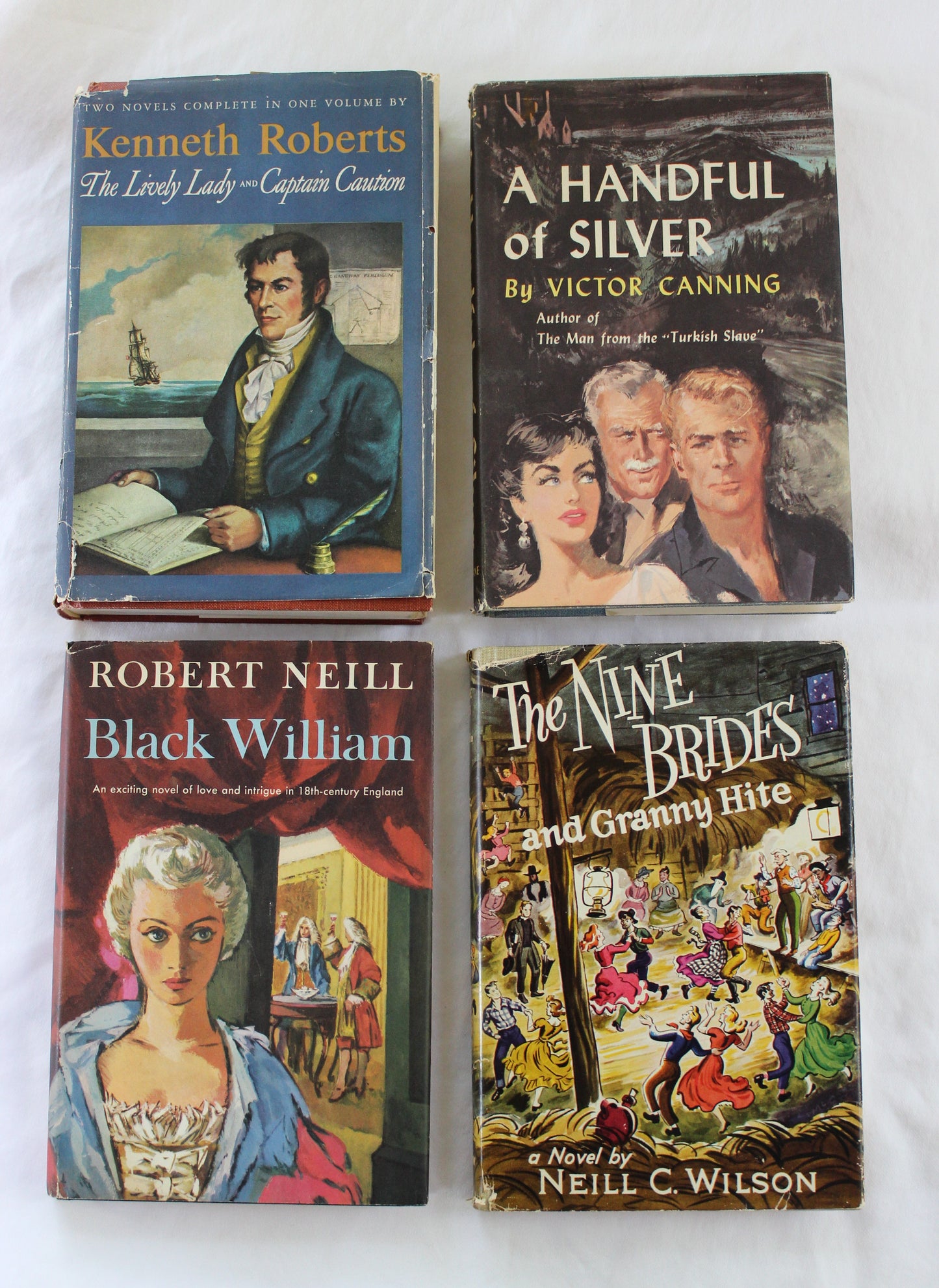 1950s Book Club Books (Set of 4)