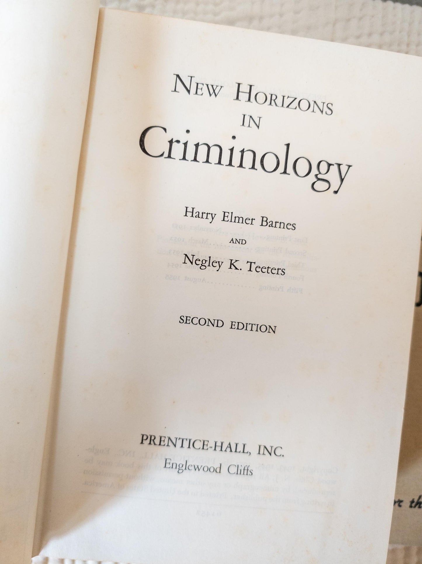 1950s vintage textbooks - science books, criminology, photography