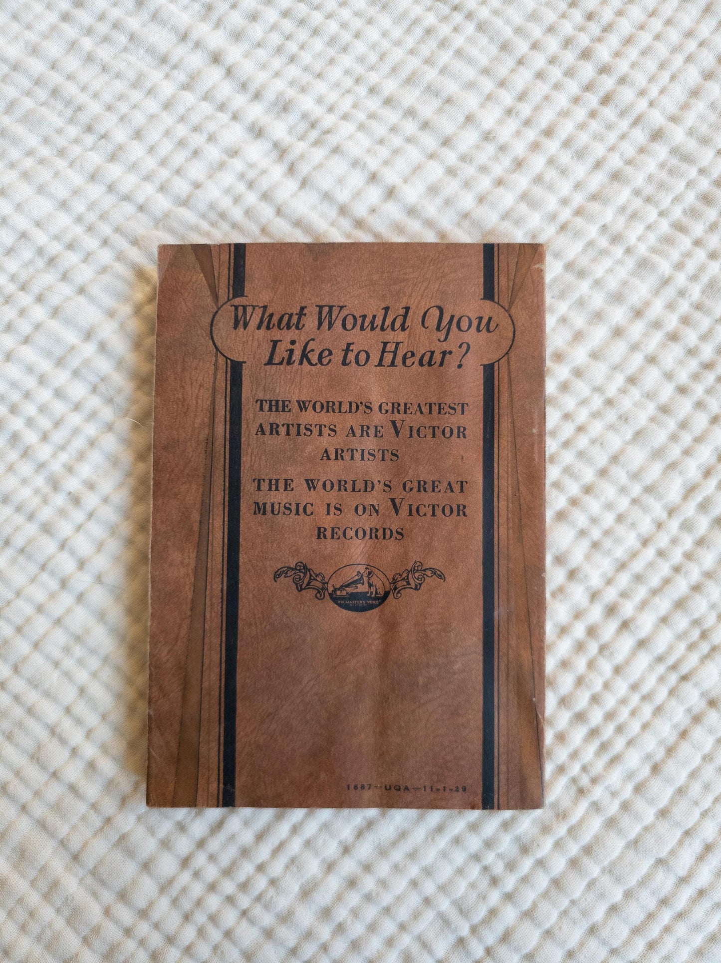 Victor Record Catalog - 1930 edition - softcover