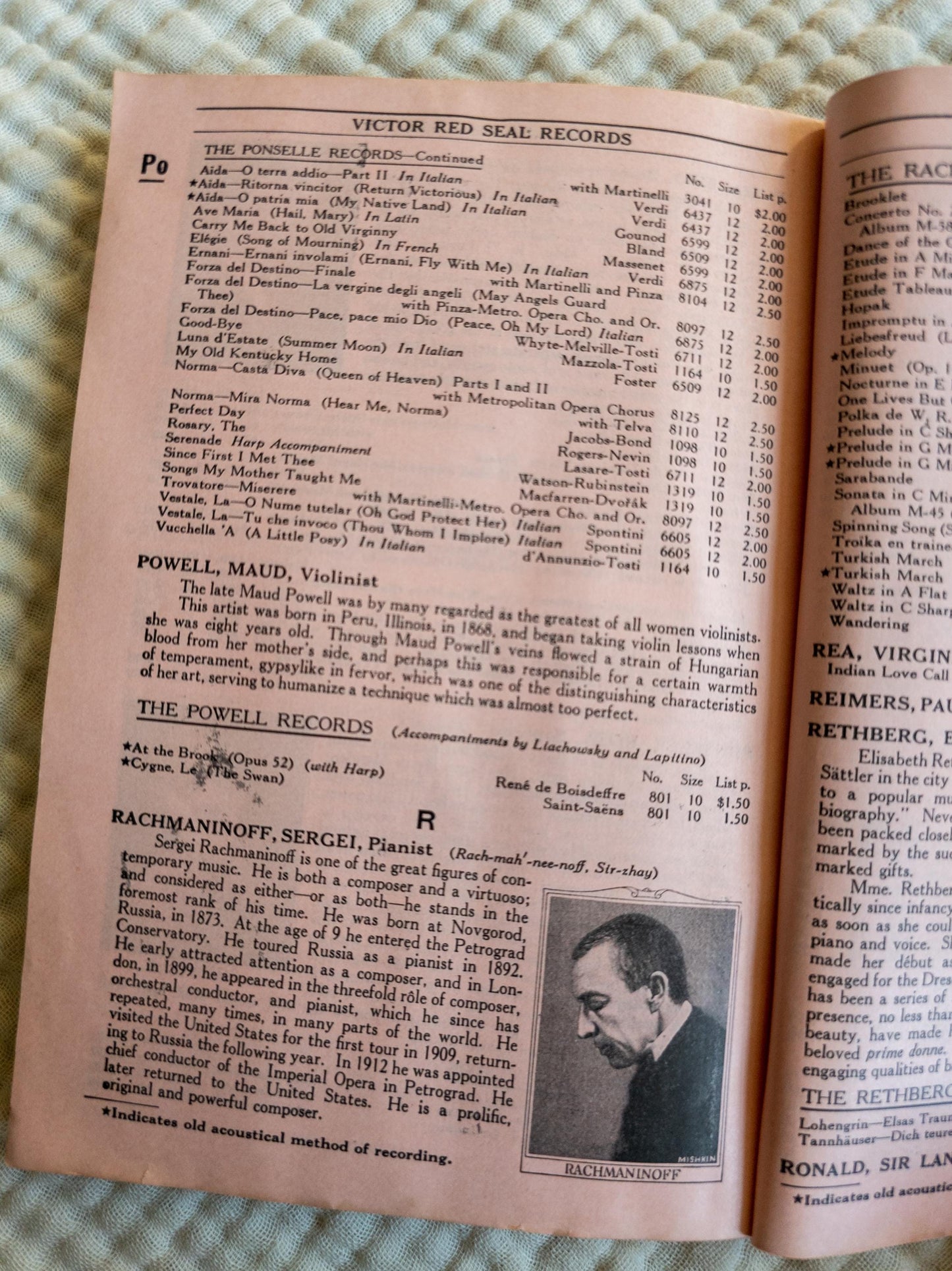 Victor Record Catalog - 1930 edition - softcover