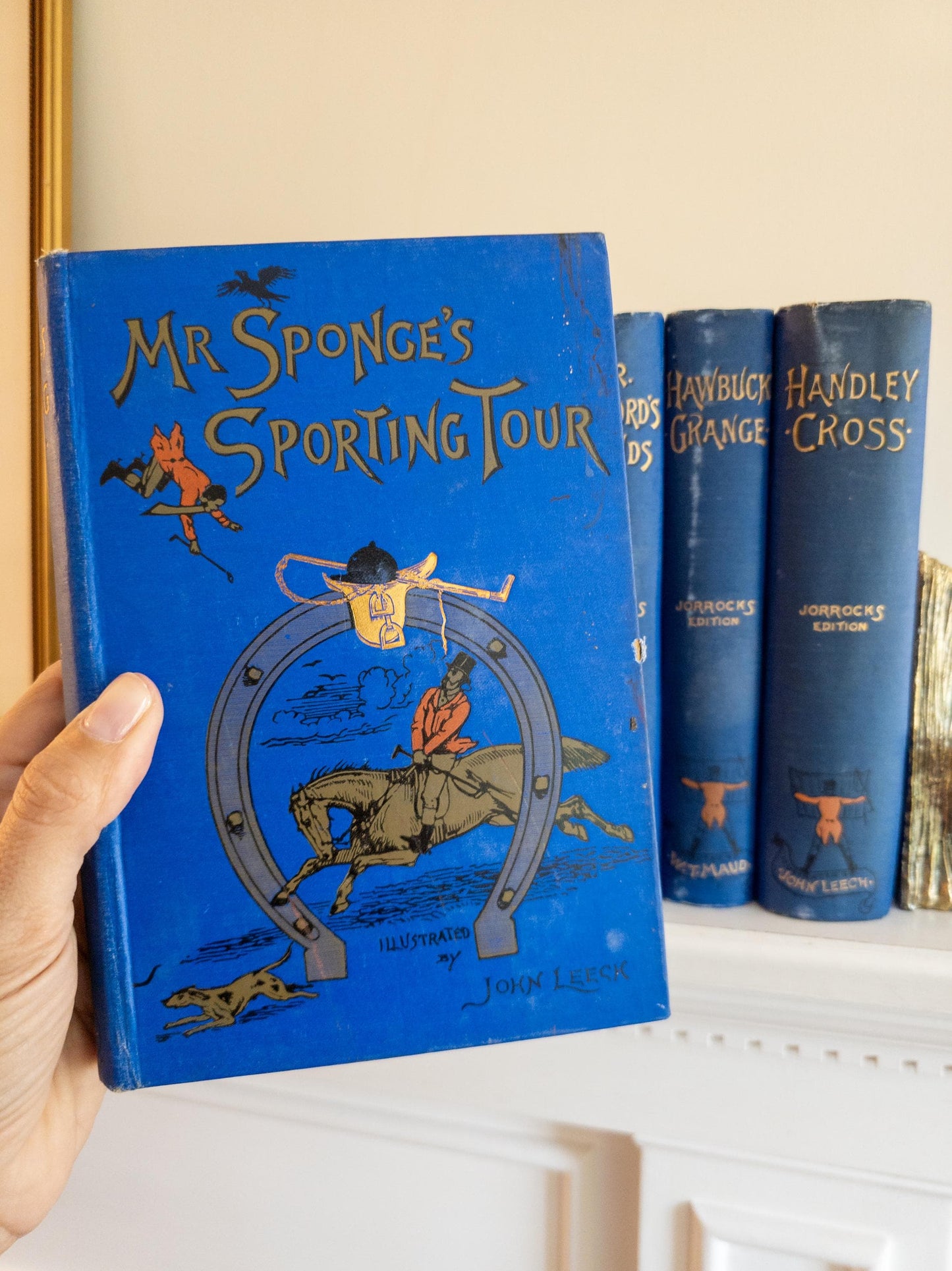 Antique hunting stories - 1926 Jorrock's Edition books by John Leech