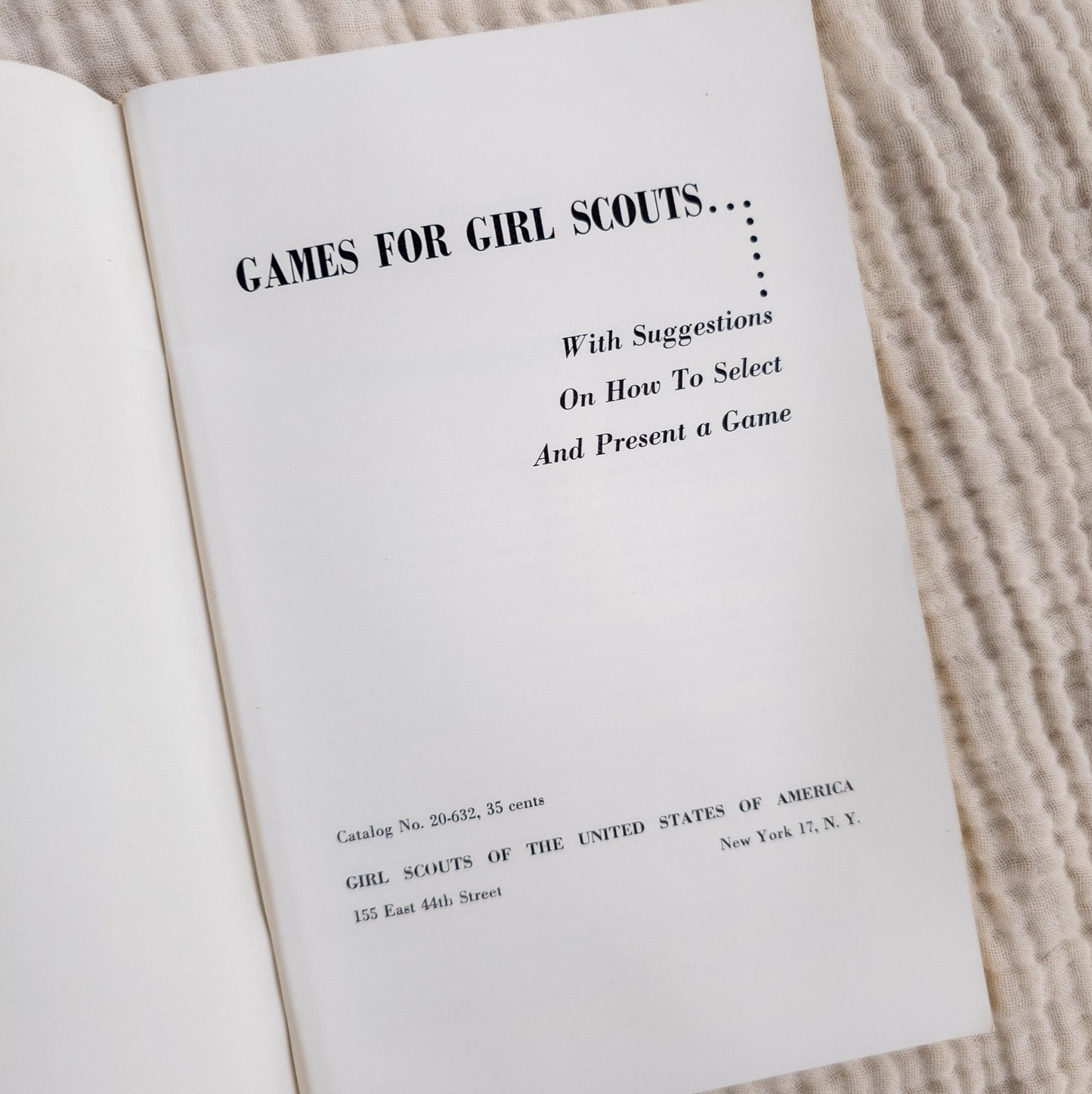 1949 Girl Scout Handbook