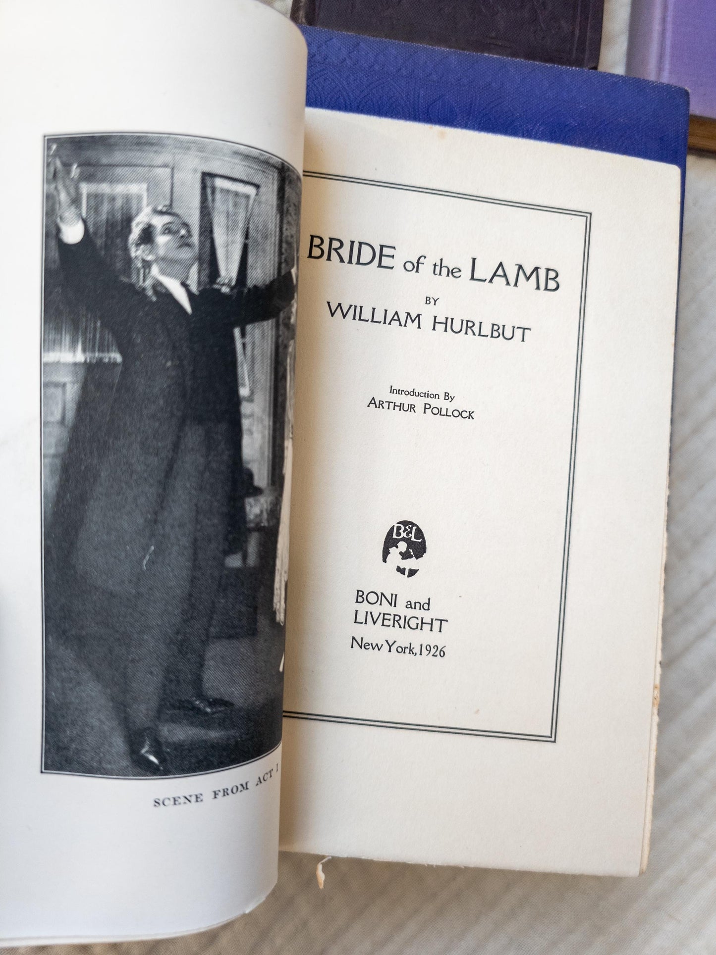 Purple vintage books (Set of 6)
