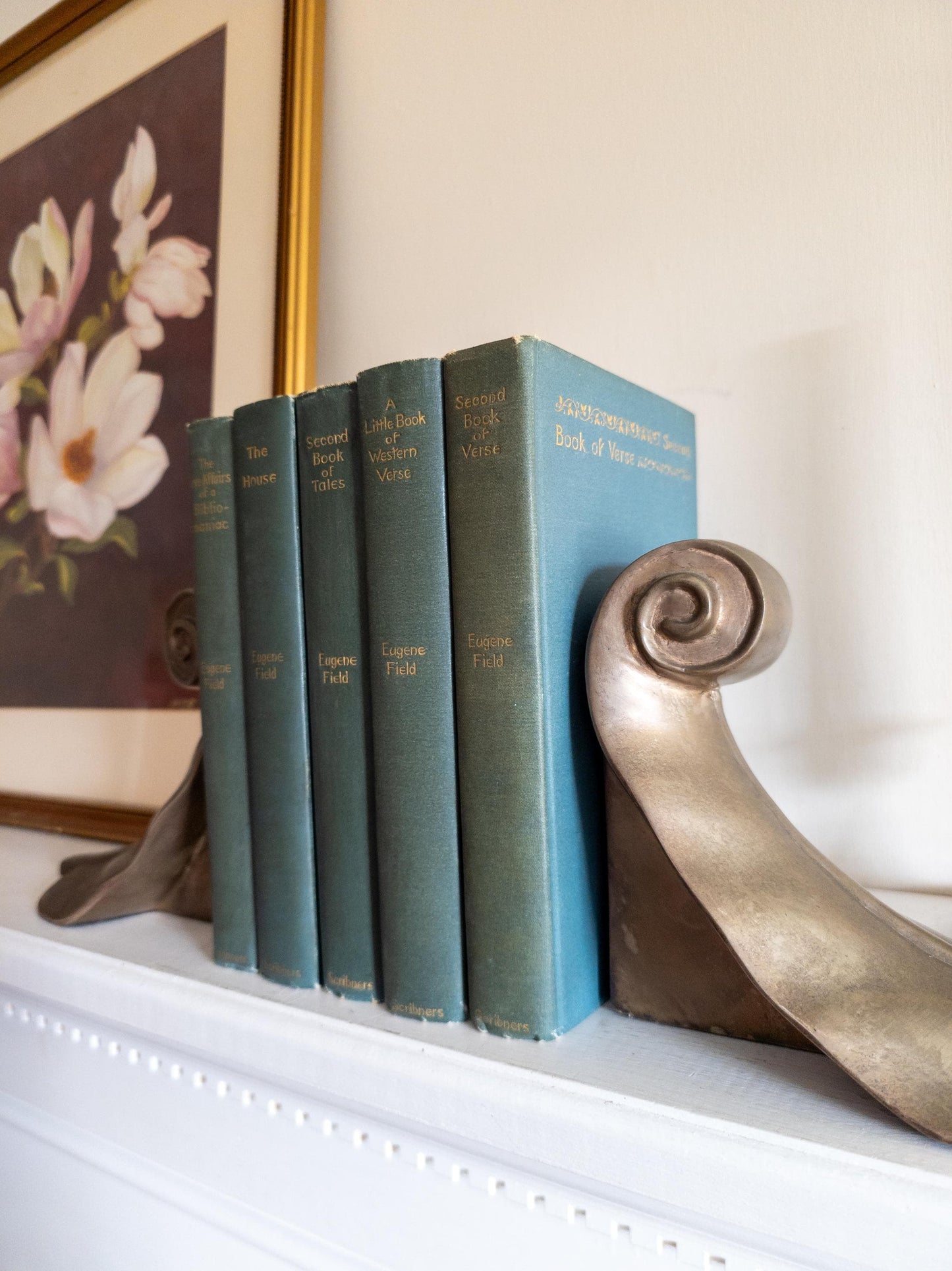 Eugene Field books - light blue