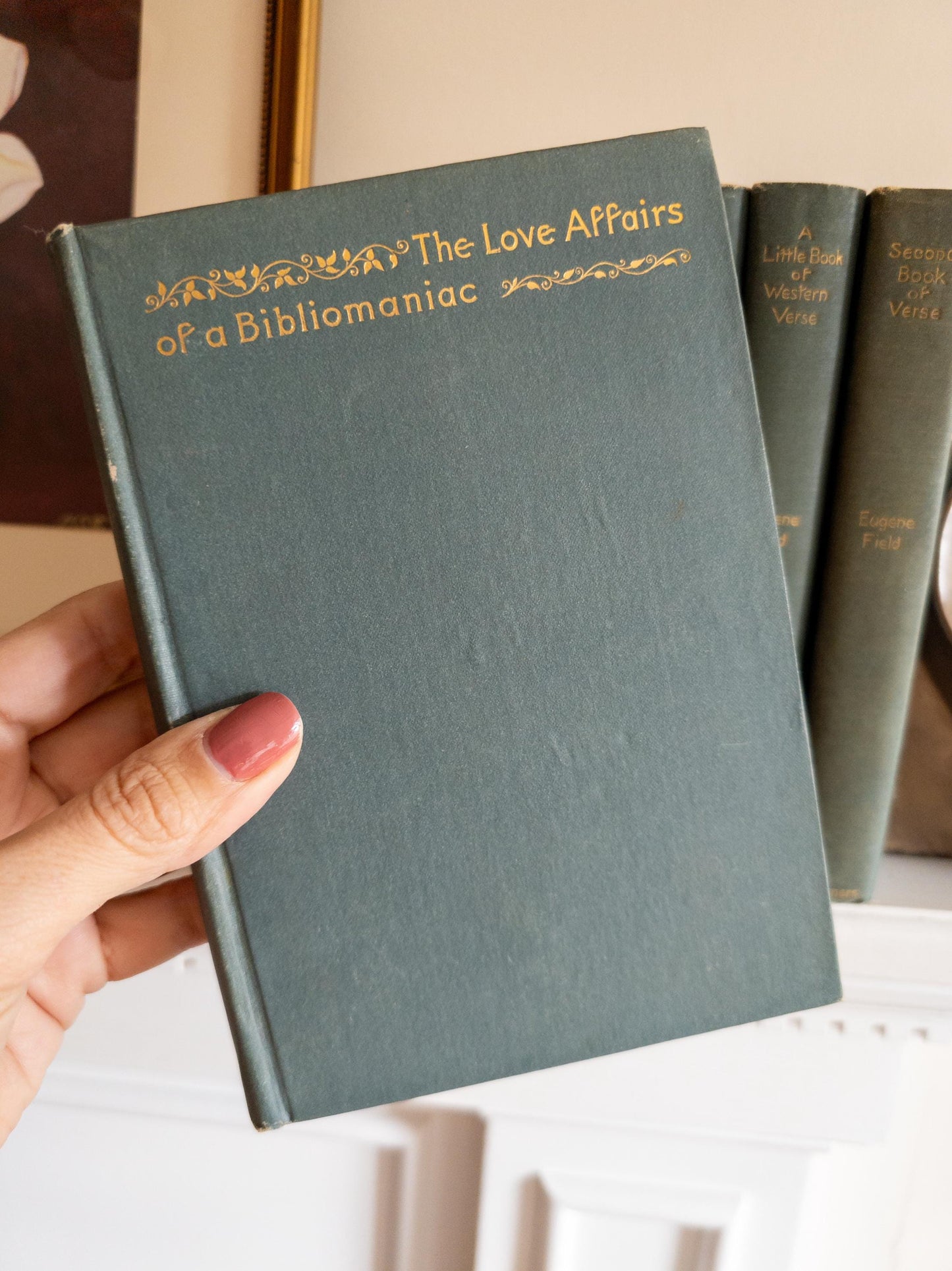 Eugene Field books - light blue