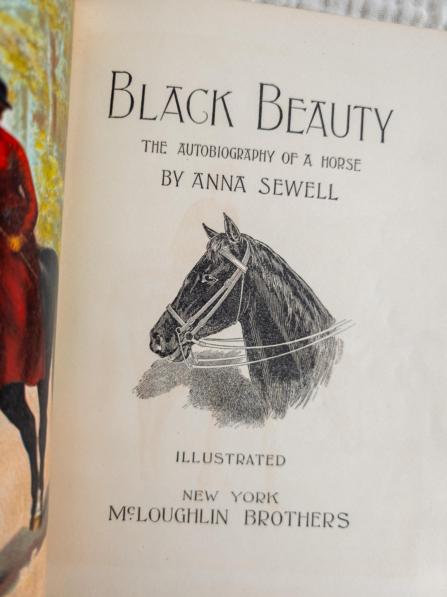 Black Beauty by Anna Sewell - vintage children's classic book