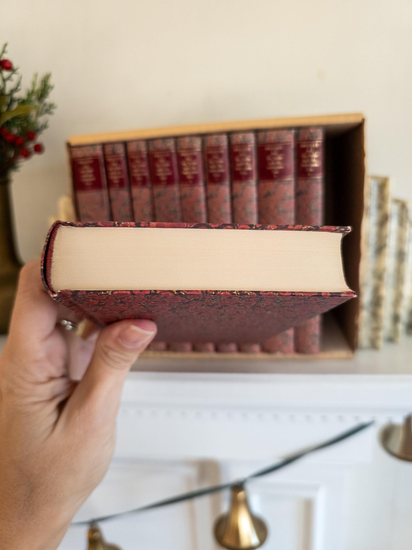 Marbled Paper Books - Marcel Proust in German