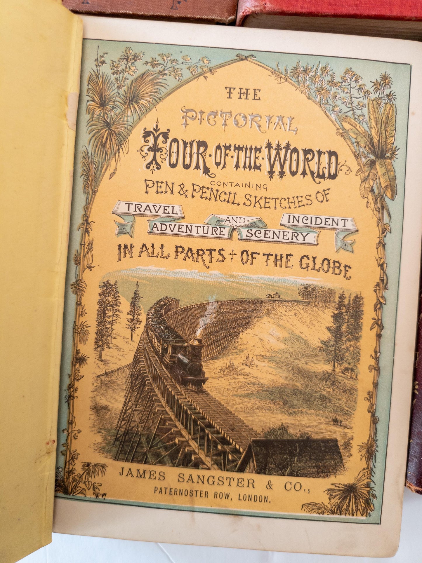 Red Antique Book Bundle (Set of 5)