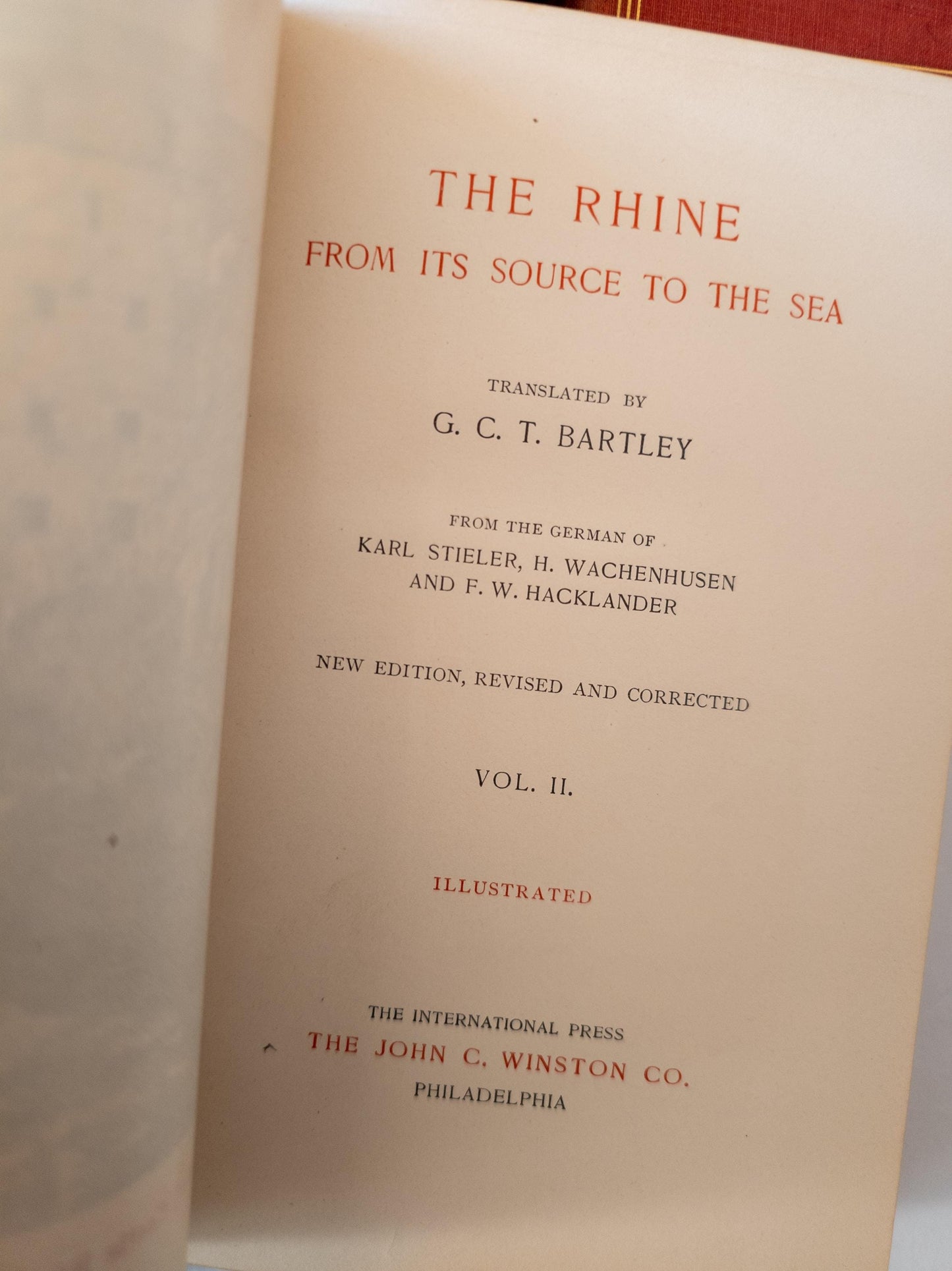 Red Antique Book Bundle (Set of 5)