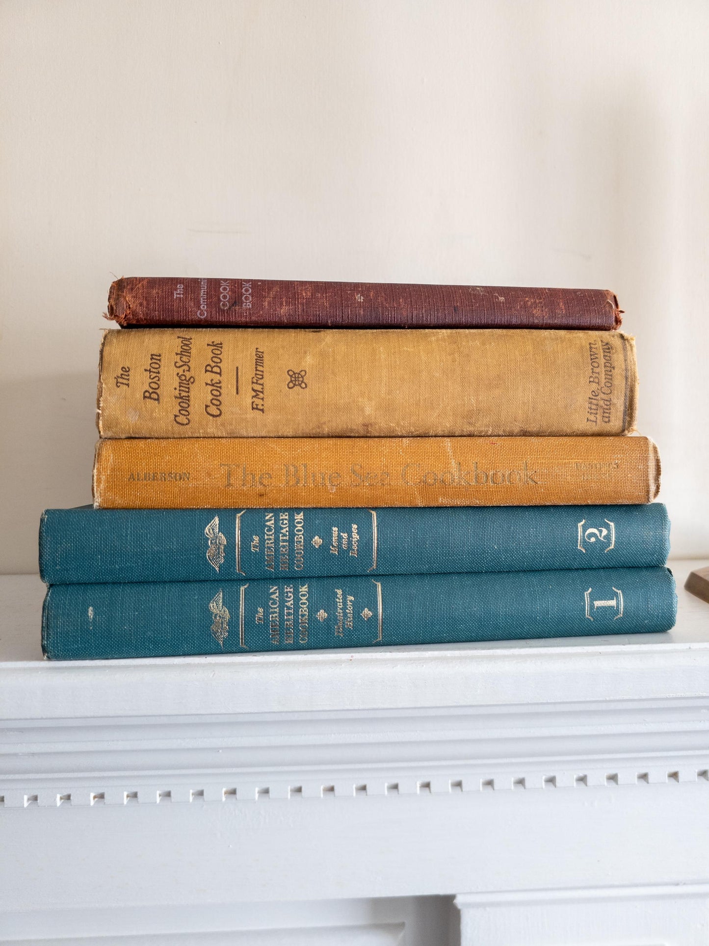 Vintage Cookbooks - Set of 5