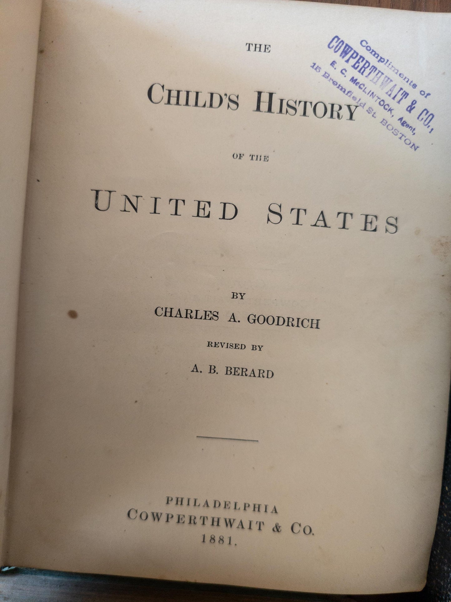Antique black school books 1860s-1880s