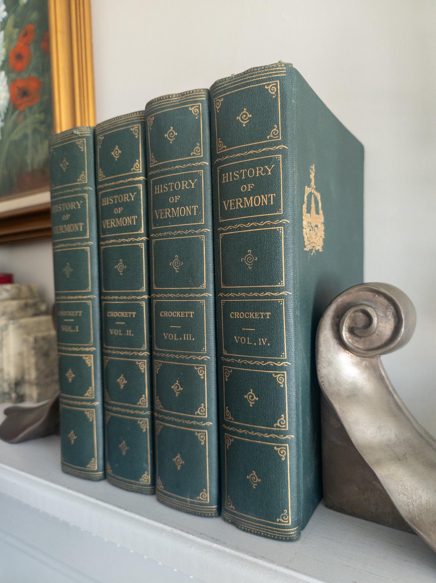 The History of Vermont 1921 | antique US history books
