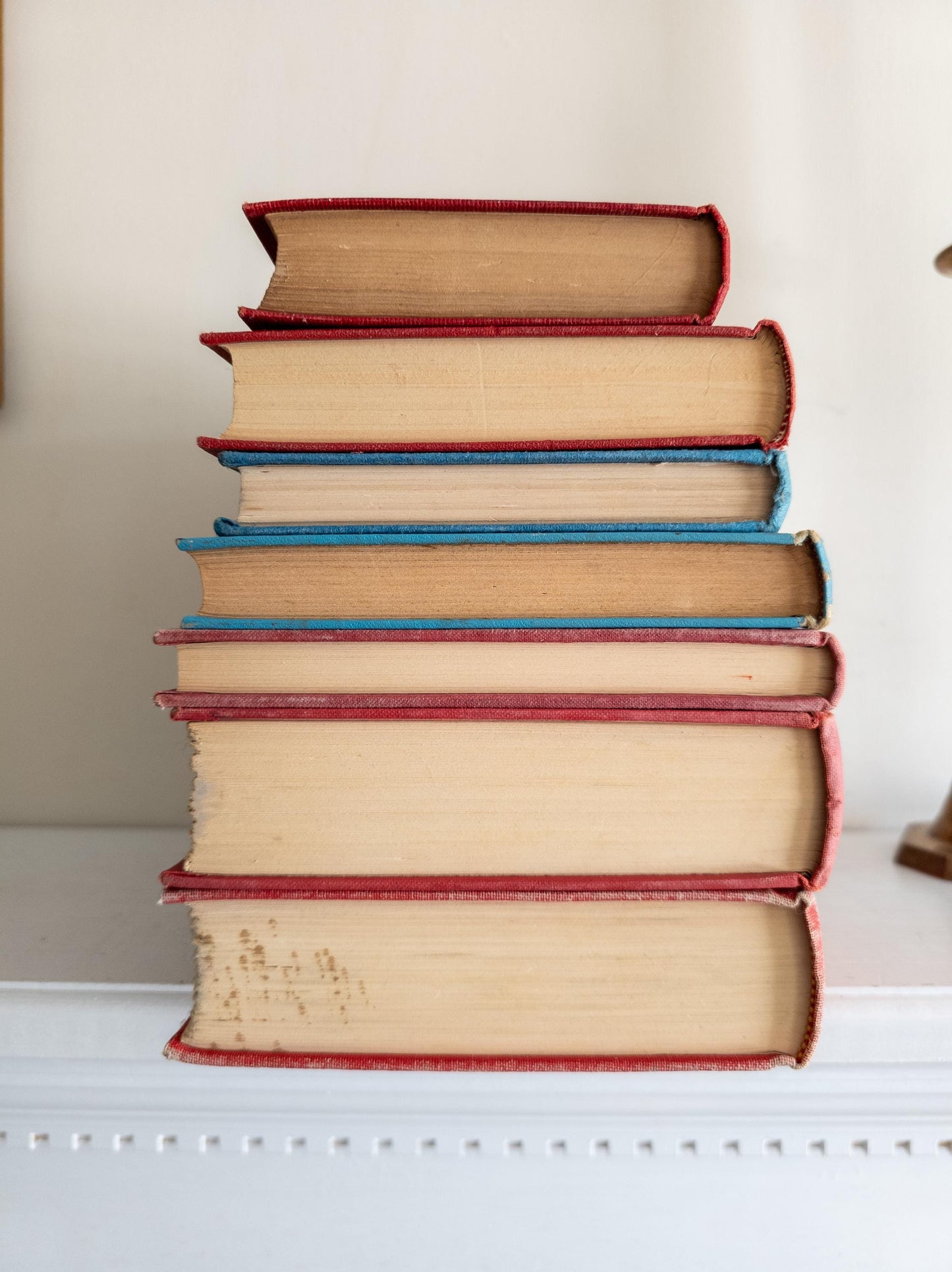 Red and blue Vintage Book Bundle