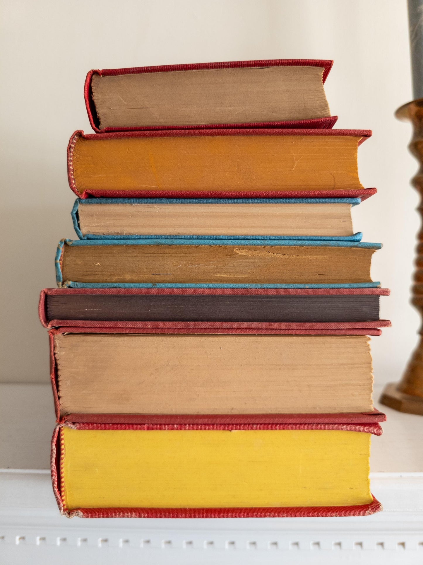 Red and blue Vintage Book Bundle