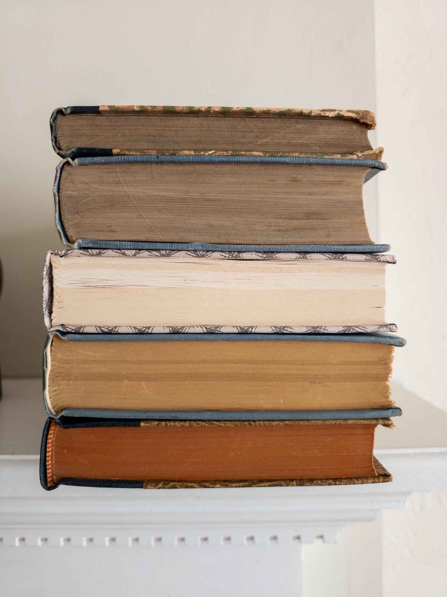 Blue vintage book bundle