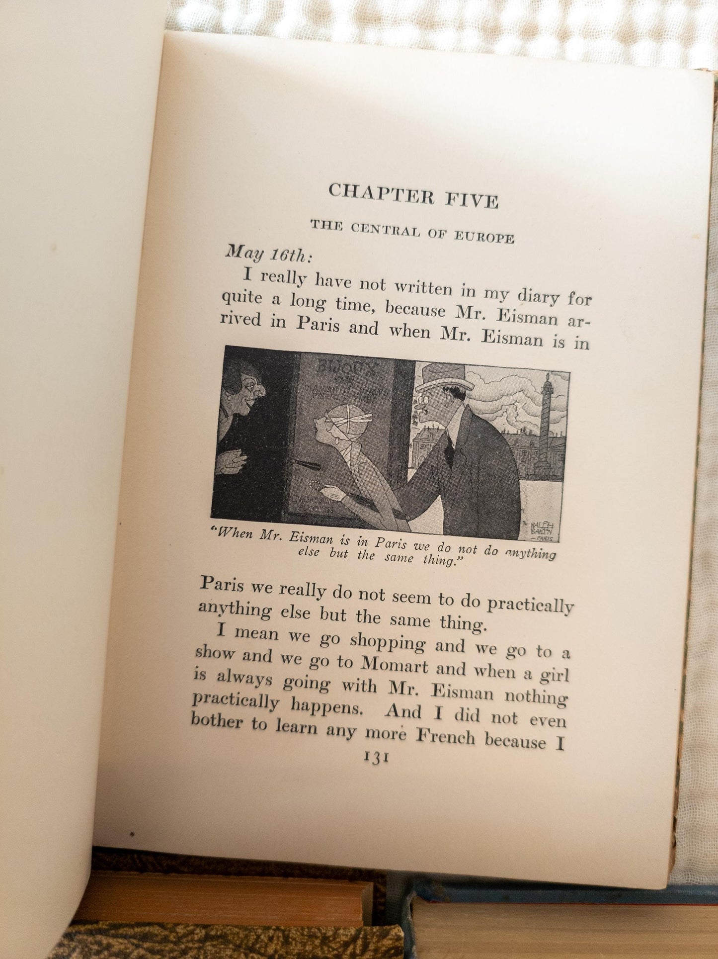 Blue vintage book bundle
