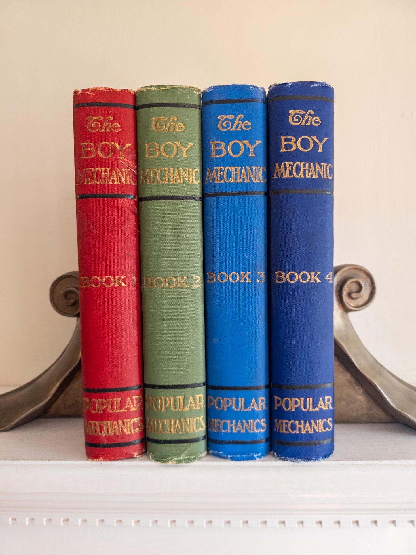 Antique Popular Mechanic books: The Boy Mechanic set