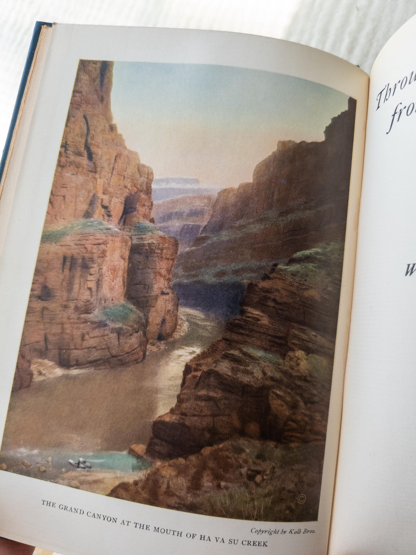 Through the Grand Canyon from Wyoming to Mexico - illustrated antique Western book