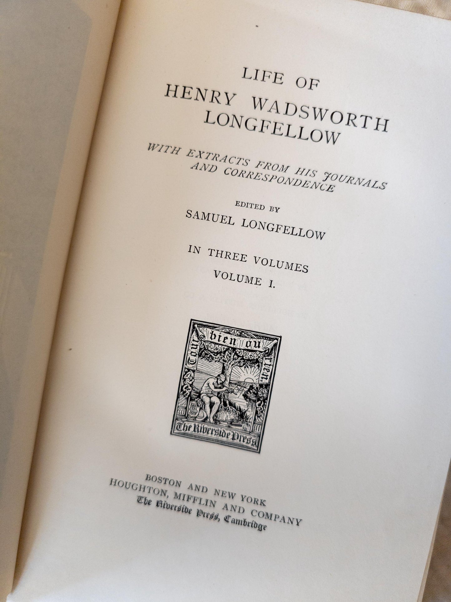 The Life of Henry Wadsworth Longfellow
