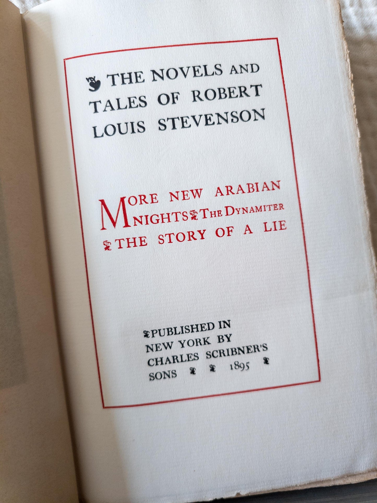 Vintage Light Red Books