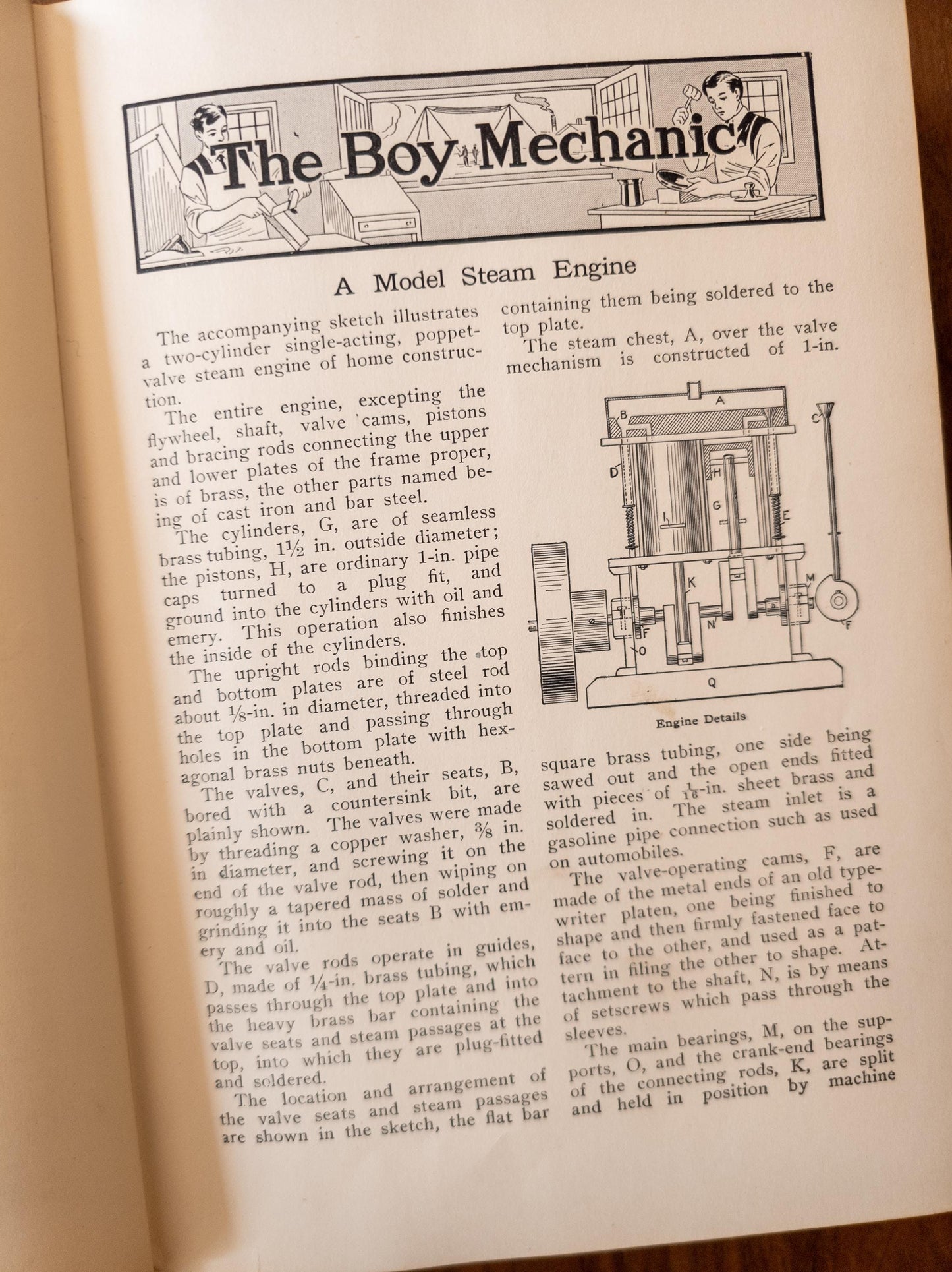 Antique Popular Mechanic books: The Boy Mechanic set