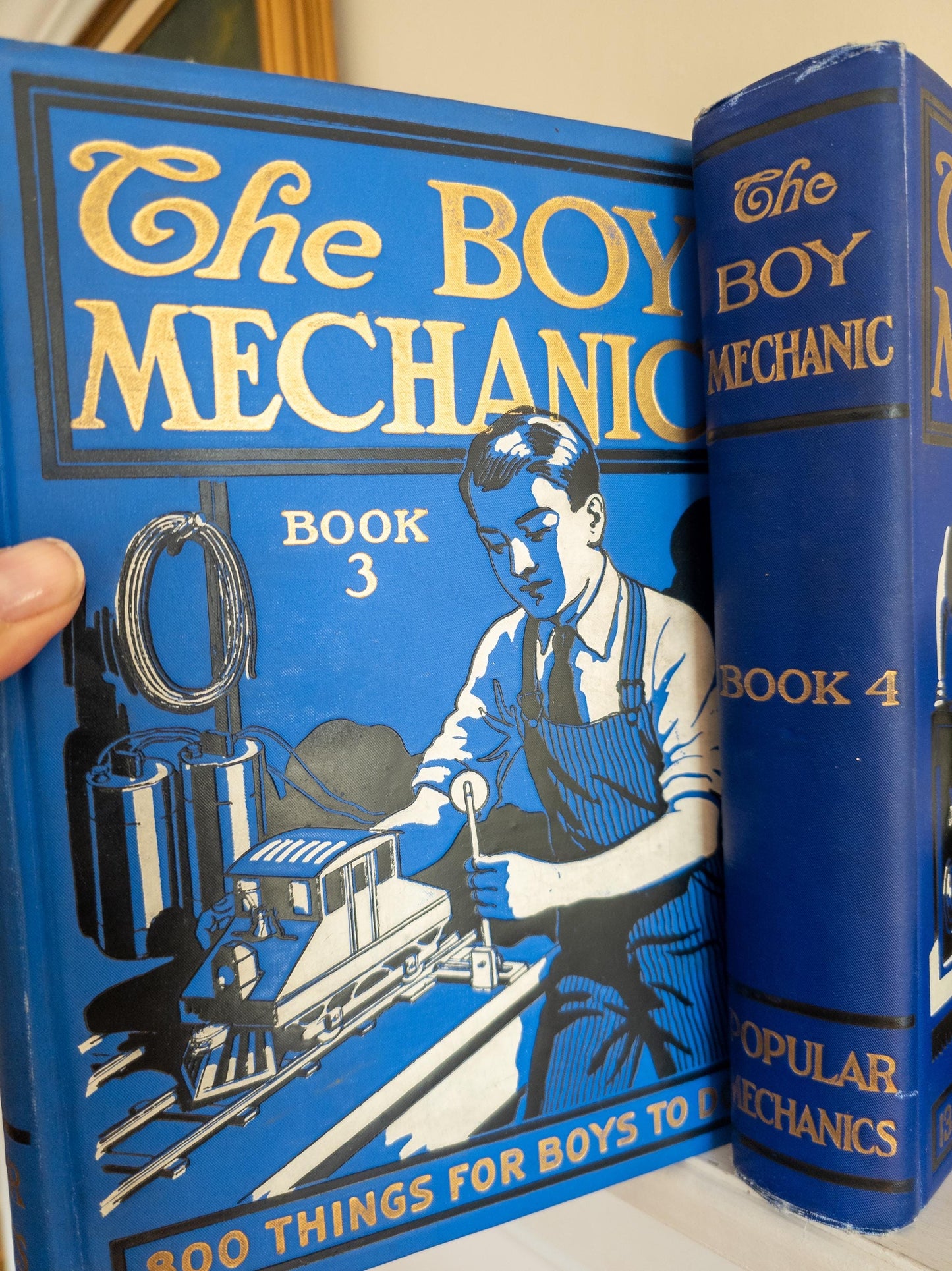 Antique Popular Mechanic books: The Boy Mechanic set