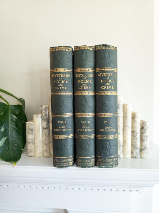 Mysteries of Police and Crime by Major Arthur Griffiths - complete 3 volumes