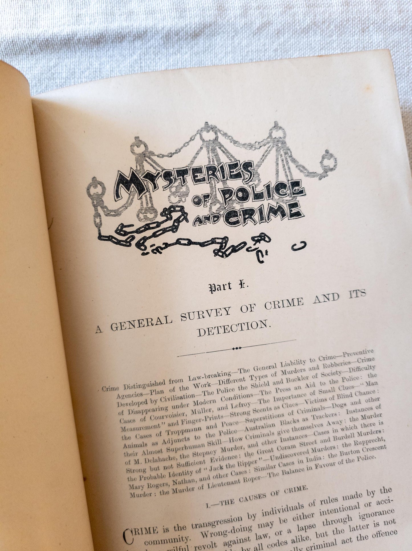 Mysteries of Police and Crime by Major Arthur Griffiths - complete 3 volumes