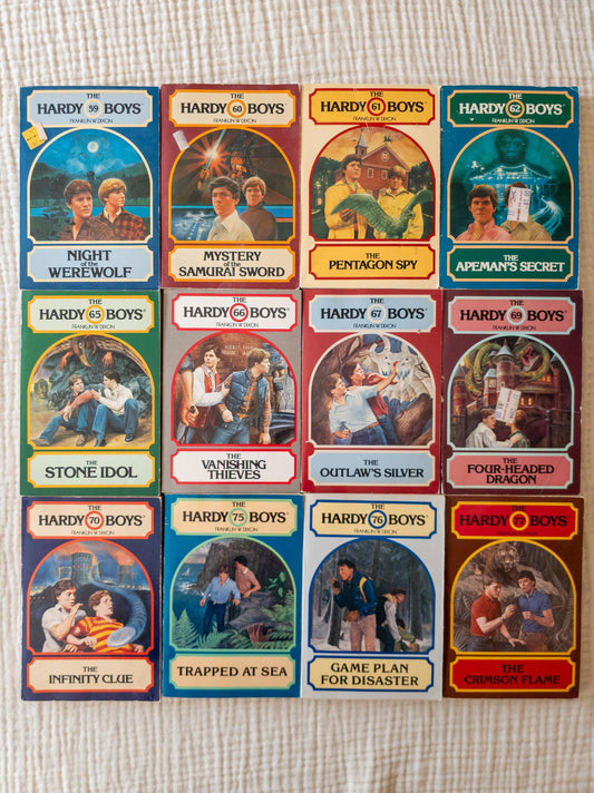The Hardy Boys - vintage 1980s books
