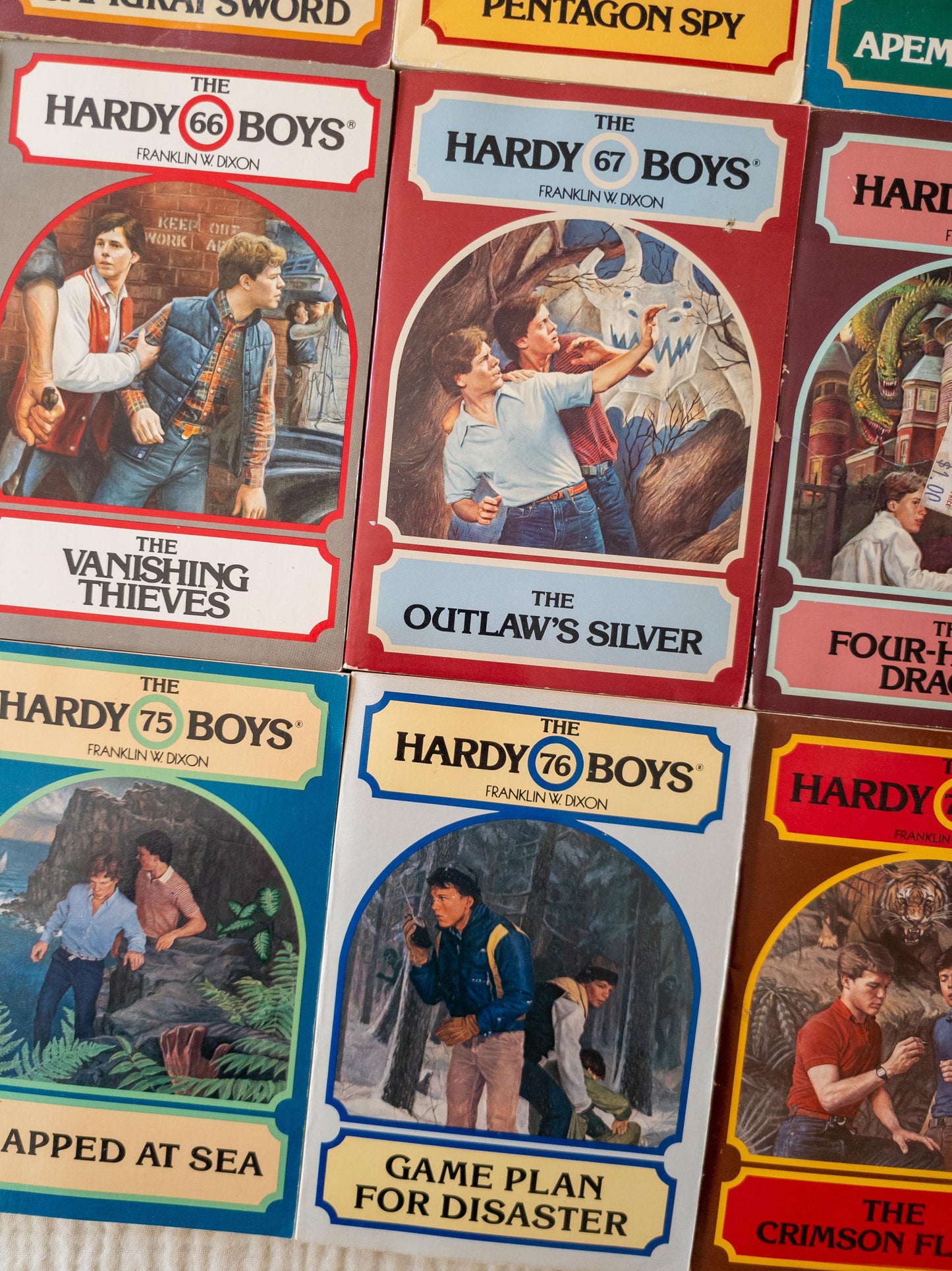 The Hardy Boys - vintage 1980s books