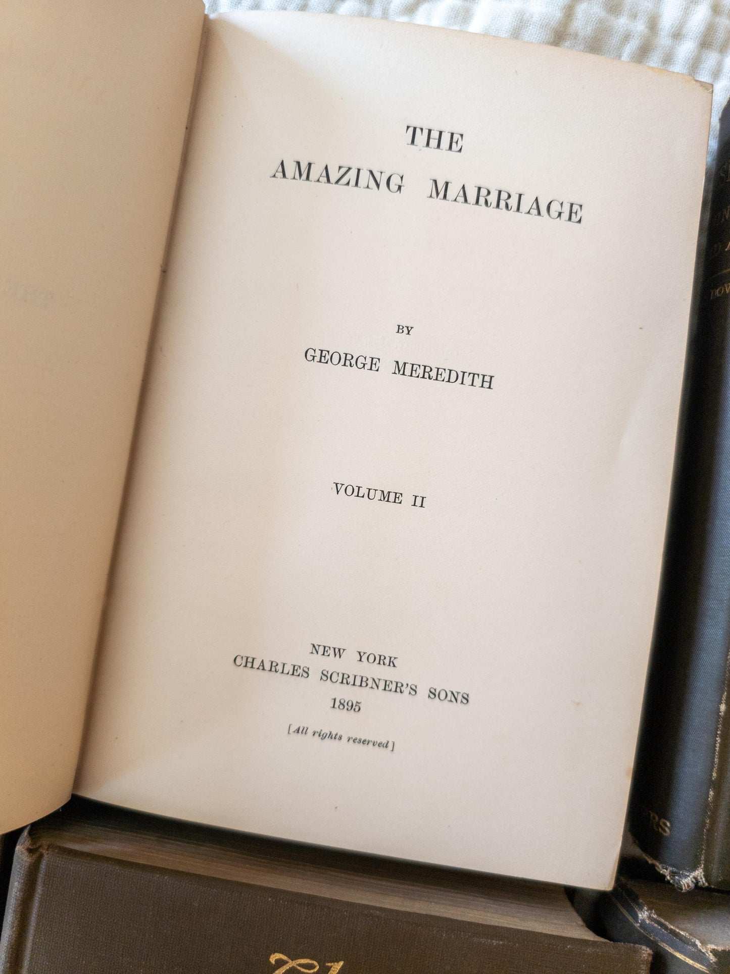 1880s-1910s Antique Book Bundle - pretty old books