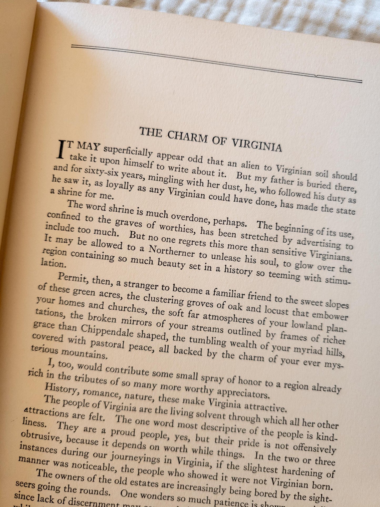 Wallace Nutting Virginia States Book (1935) – Collectible Coffee Table Decor