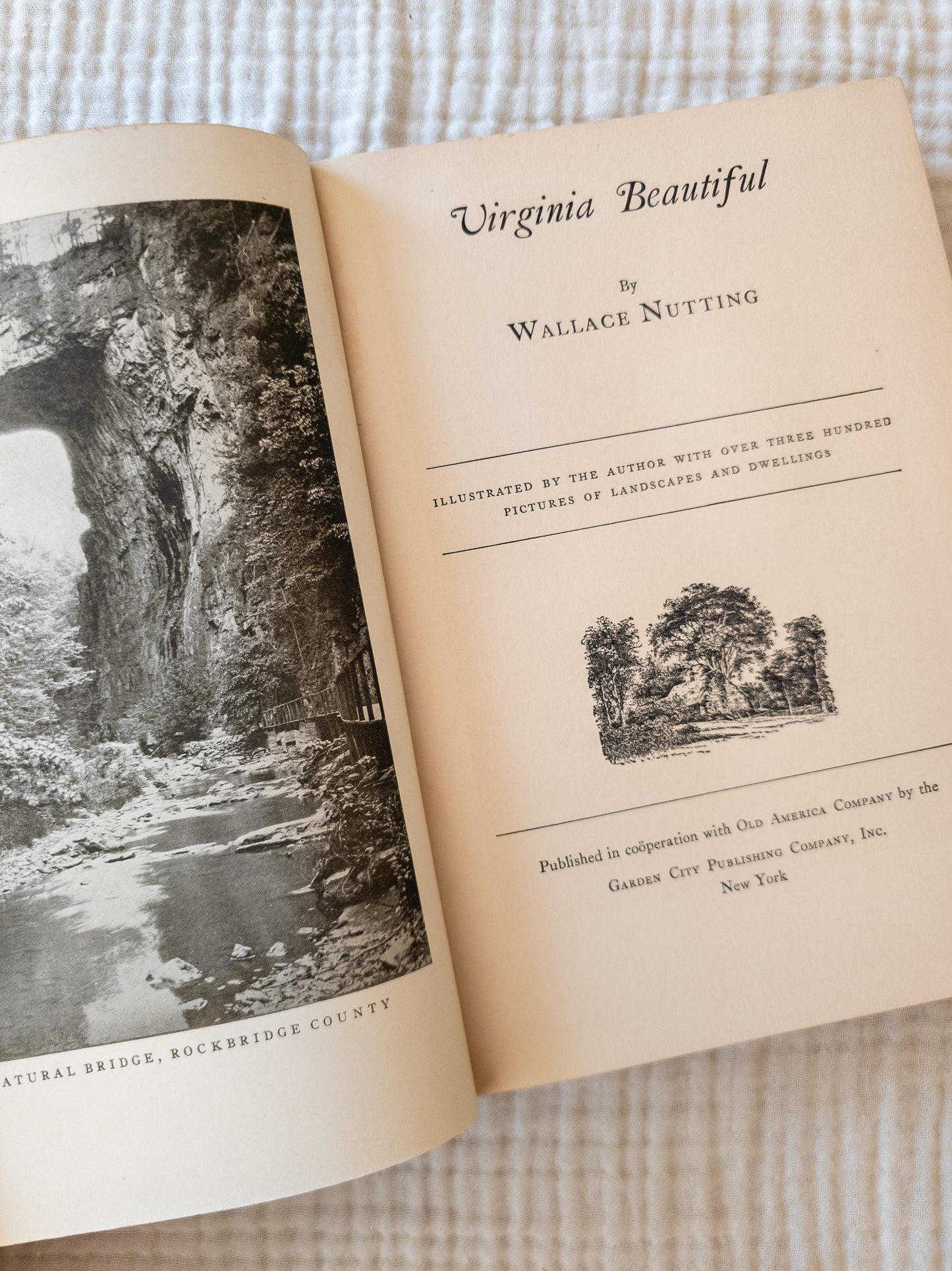 Wallace Nutting Virginia States Book (1935) – Collectible Coffee Table Decor