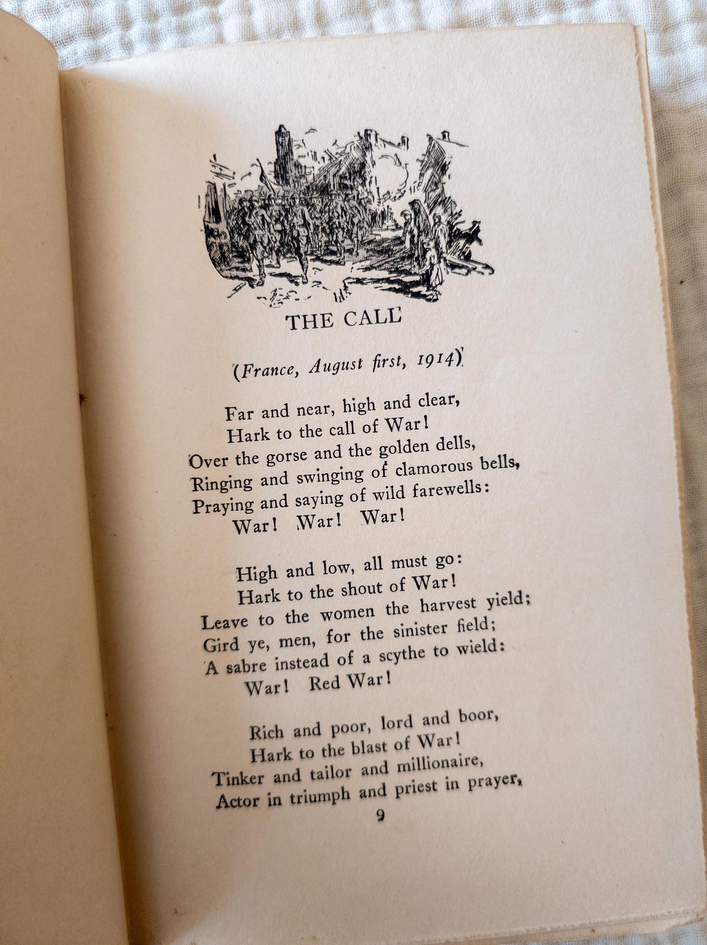 Rhymes of a Red Cross Man - antique illustrated book