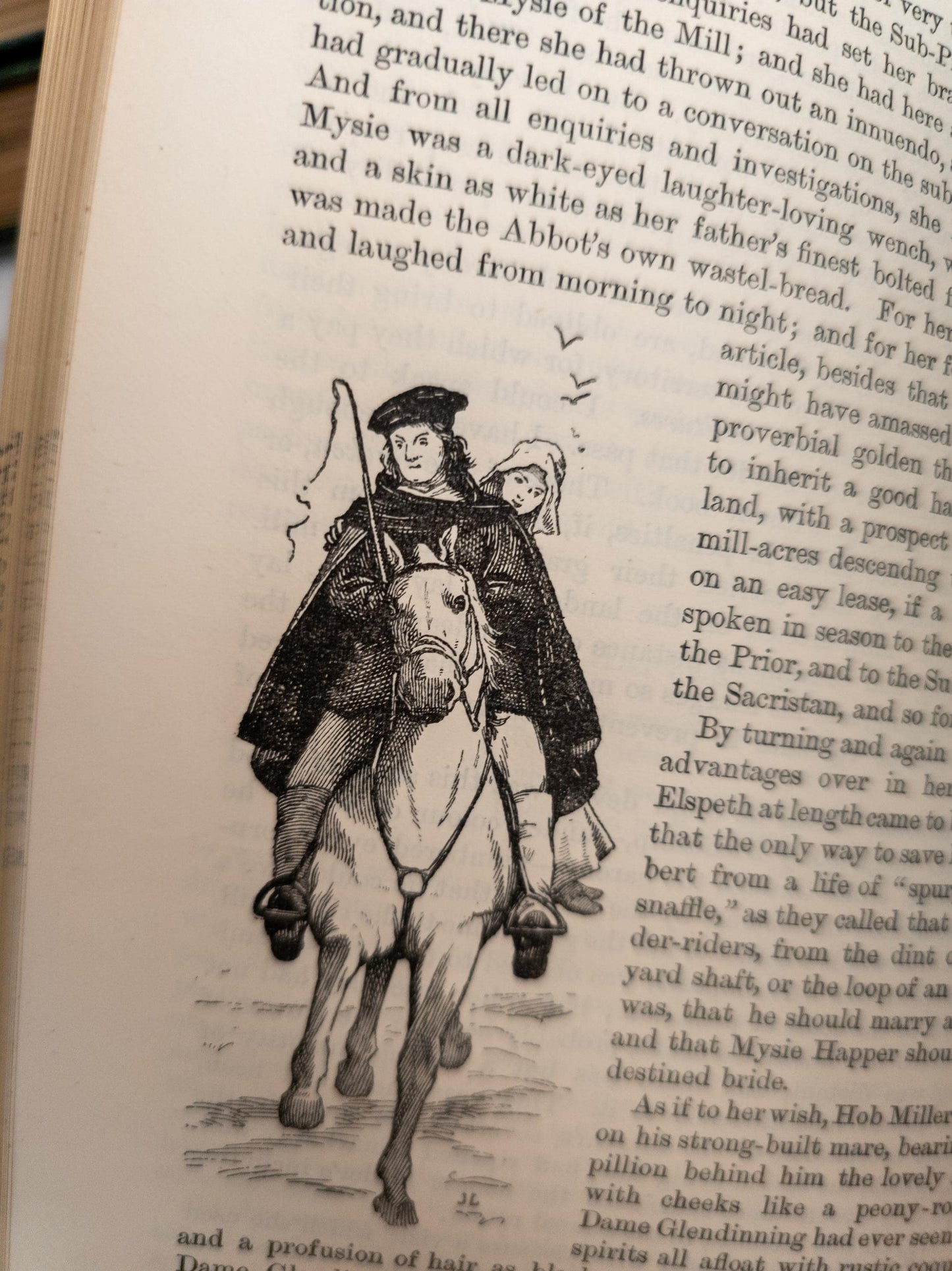 Sir Walter Scott Waverly Novels | green and gold antique books