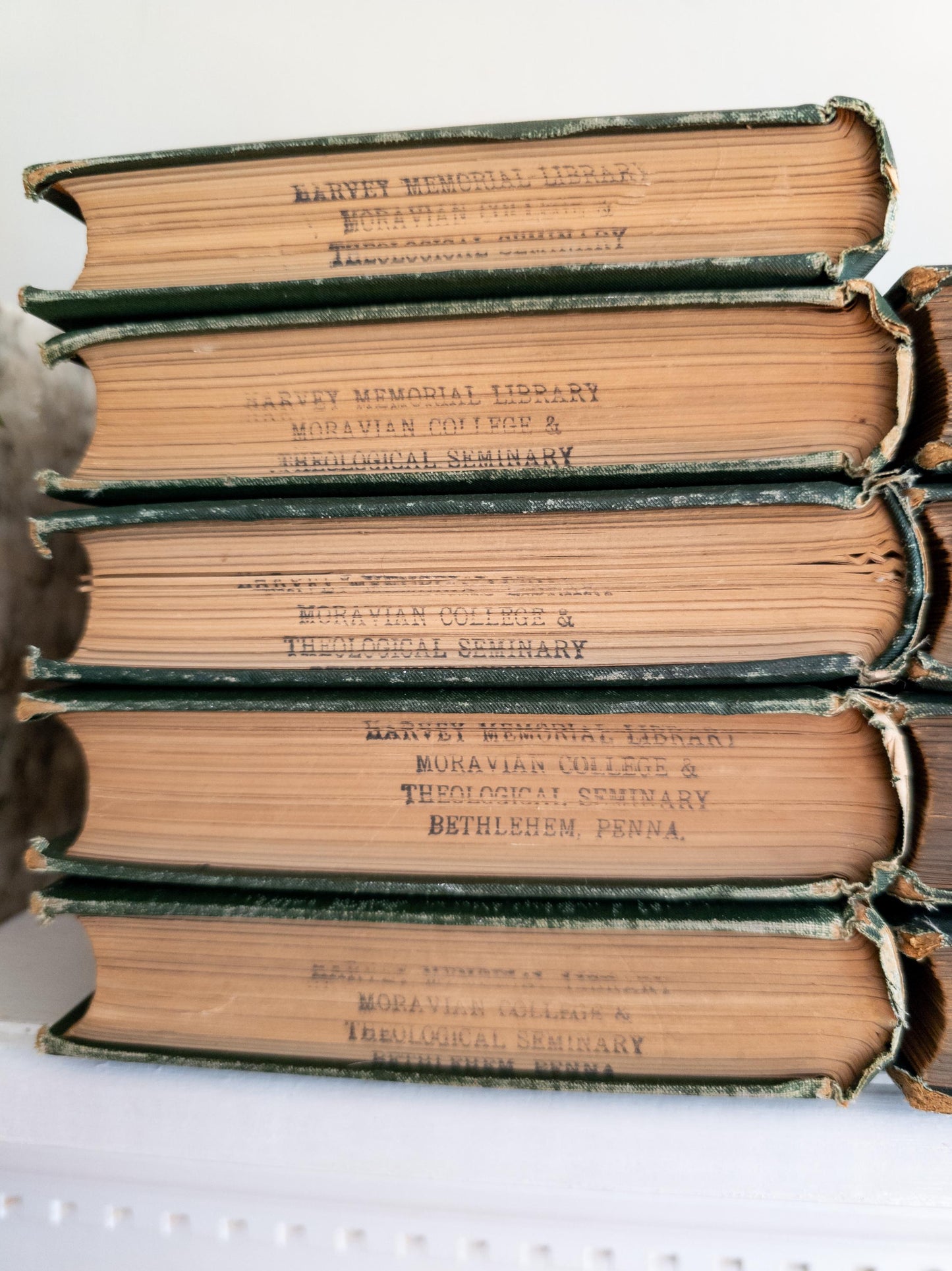 Sir Walter Scott Waverly Novels | green and gold antique books
