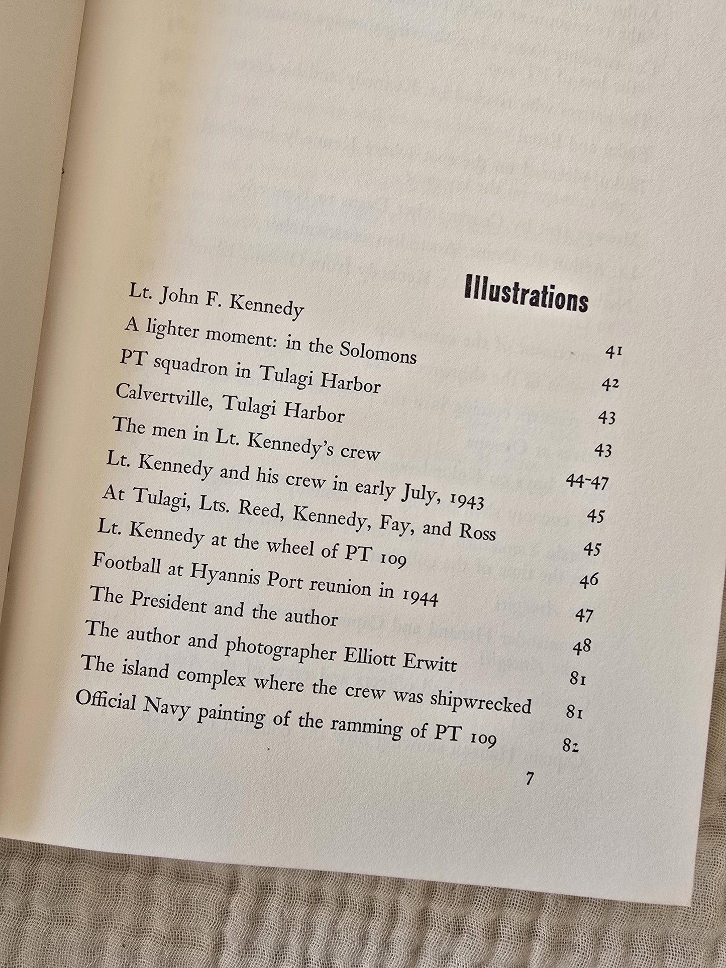 Vintage JFK book - PT109: JFK in World War II