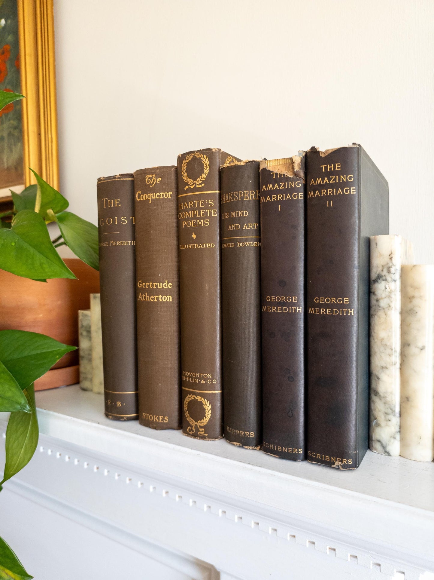 1880s-1910s Antique Book Bundle - pretty old books