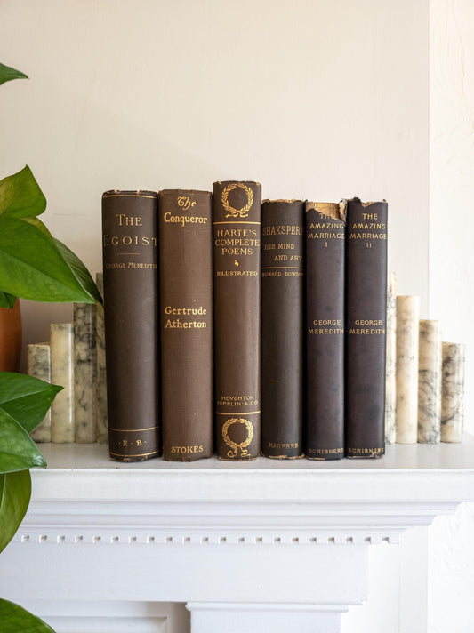 1880s-1910s Antique Book Bundle - pretty old books