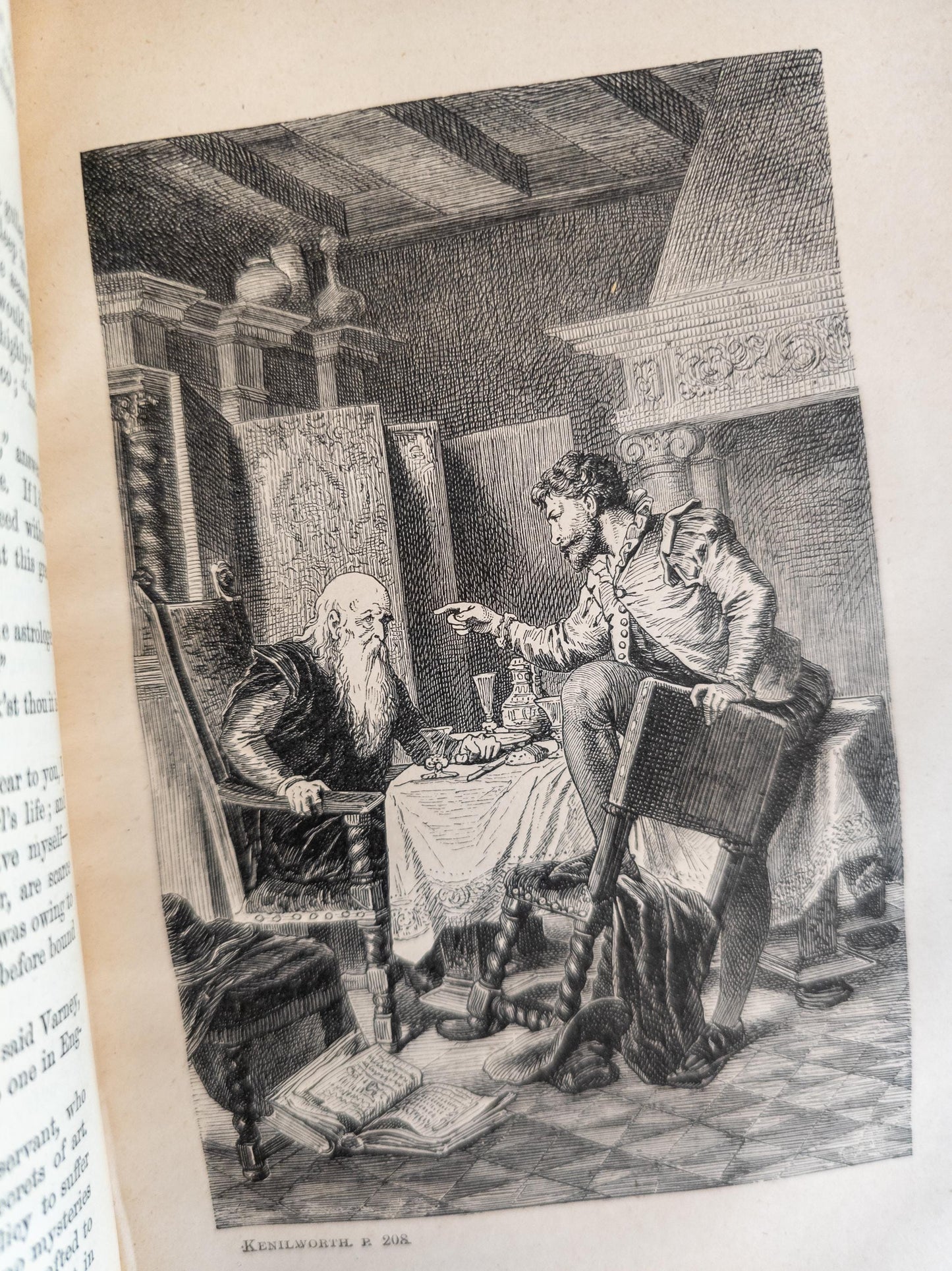 Sir Walter Scott Waverly Novels | green and gold antique books